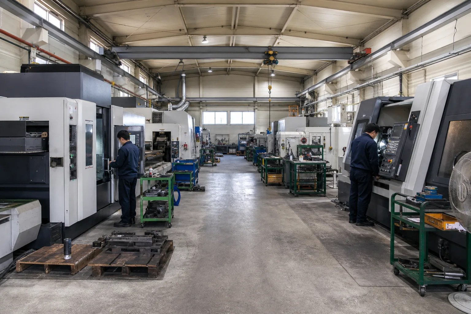 세일정밀산업 CNC 가공 공장 내부